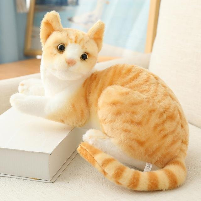 Yiran toy Simulationskissen American Shorthai & Siamkatze, Plüschtier, Stofftier - Bild 1