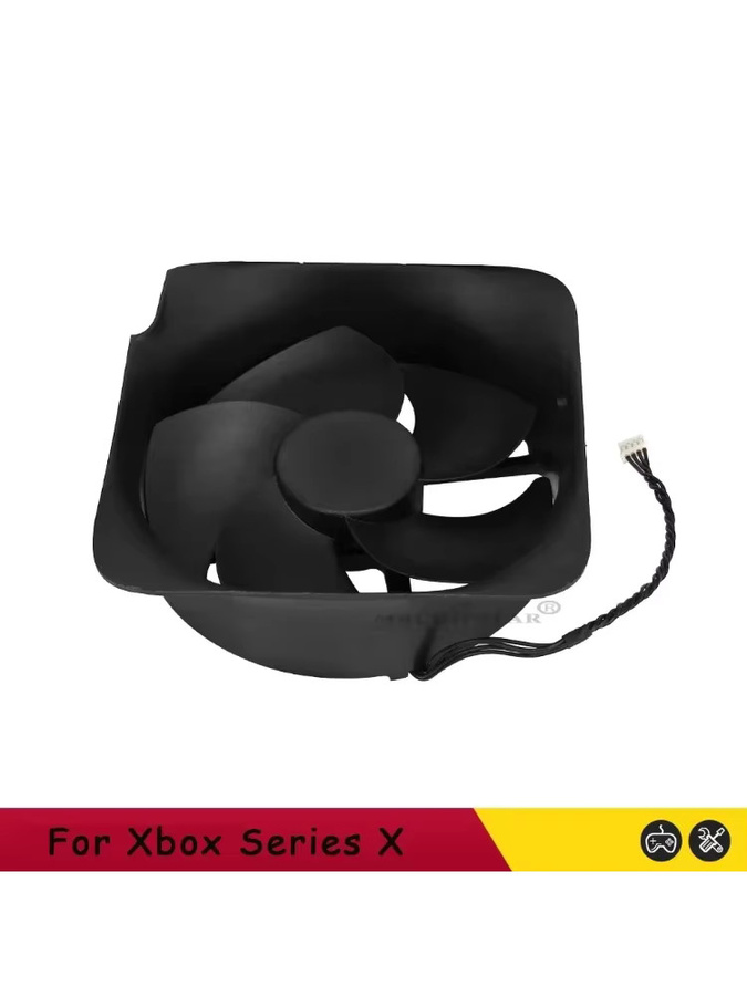 Royaldraid Ersatz-Innenkühlerlüfter mit 5 Flügeln für Xbox CPU-Kühler, Schwarz - Bild 3