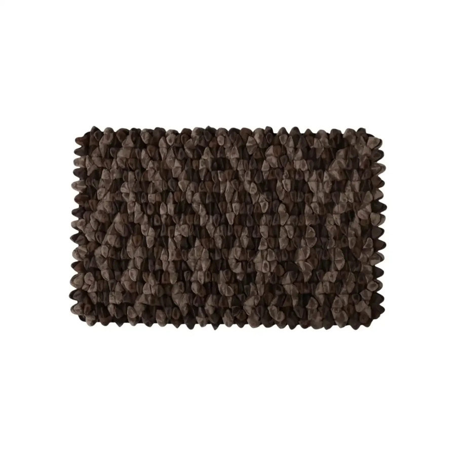 Haans Lifestyle Pebble Teppich mit Reliefstruktur in Coffee Brown, B/T: 65 x 95 cm - Bild 1
