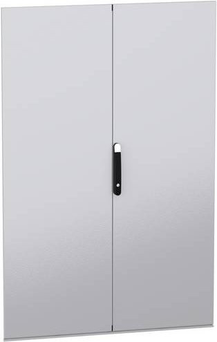 Schneider Electric NSYSFND18122D Schalttür aus Stahl, Farbe: Grau/Schwarz, B: 120 cm, H: 180 cm - Bild 1