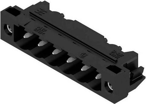 Weidmüller Stiftgehäuse-Platine BL/SL in Schwarz mit 6 Rastermaß 5.08 mm, 350 Stück - Bild 1