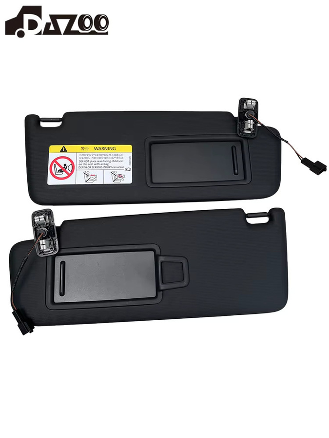 DAZOO Sonnenblende Panel mit Make-up-Spiegel für VW ID3, ID6 und ID6X in Schwarz und Grau, Teilenummer 5GG857551 5GG857552 - Bild 4