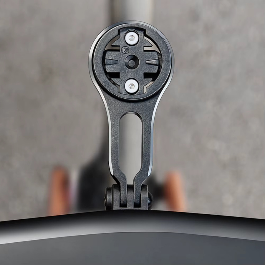 SPORTARC Fahrradcomputerhalterung aus Aluminiumlegierung in Schwarz für Garmin und Wahoo mit integrierter Lenker-GPS- und Licht-Kombihalterung - Bild 2