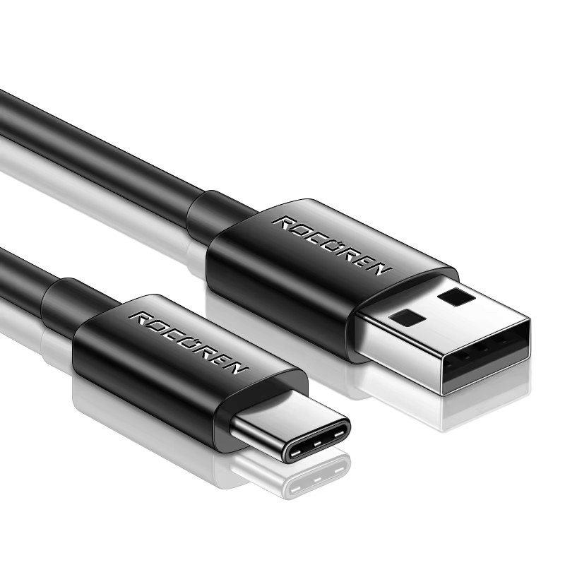 Rocoren USB Typ C Schnellladekabel für Xiaomi, Huawei und Samsung in Schwarz oder Grau - Bild 5