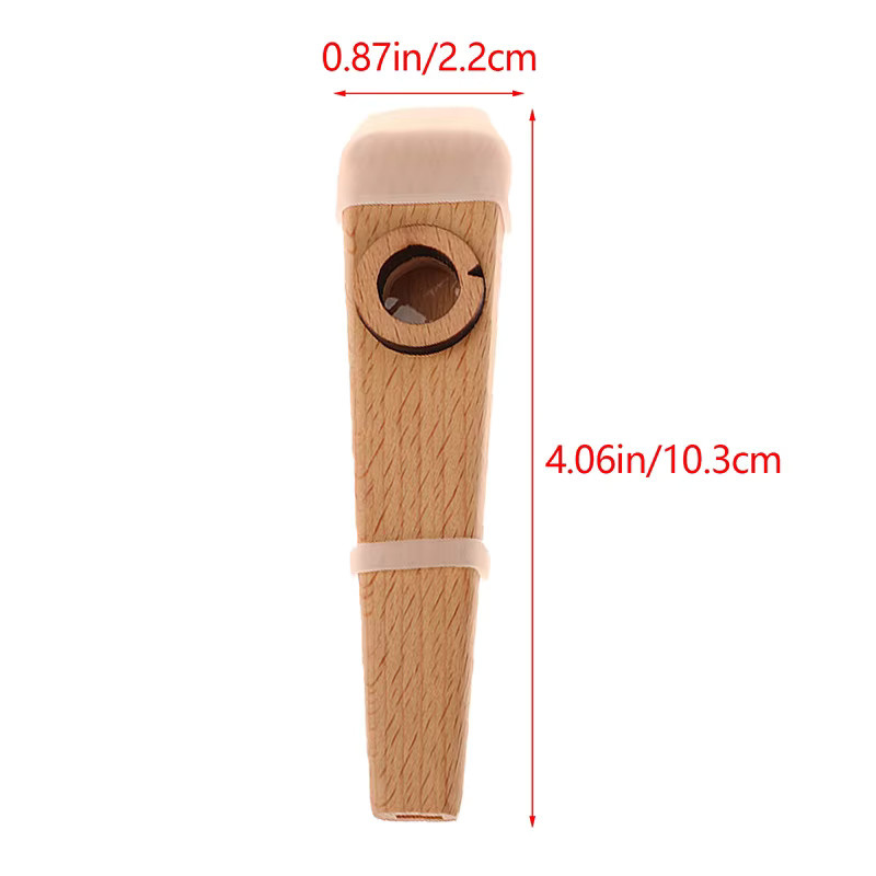 Sommer6 Kazoo, hölzerne Holzflöte, 1 Stück - Bild 3