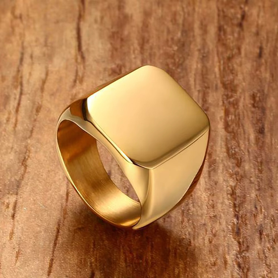 VQYSKO Ring Edelstahl, Vintage, 18 mm - Bild 3