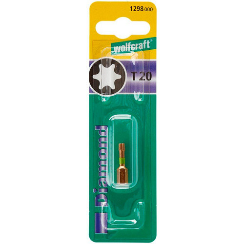 Wolfcraft T-Bit 1/4-Zoll Sechskant Schraubendreher-Bit in Goldfarben - Bild 2