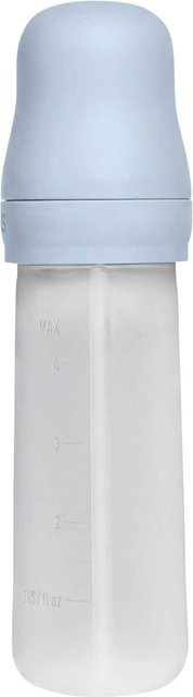Bibs Quetschi mit Löffel, Squeeze Spoon Feeder, Blau, 0,5 l, BPA-frei, auslaufsicher und mit Messskala - Bild 1