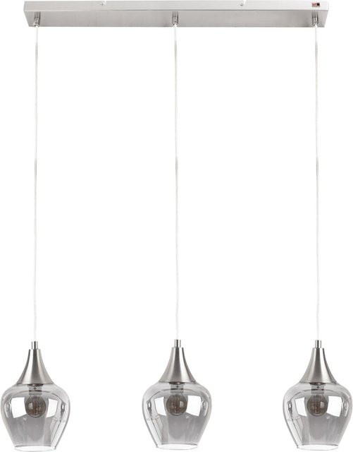 Hängeleuchte DROP von GLOBO Lighting in Schwarz und Transparent aus Metall und Glas mit E14 Fassung - Bild 1