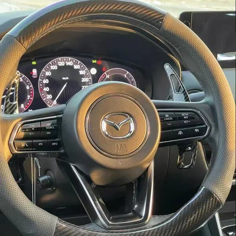 DSG Schaltwippen Verlängerung für Mazda Mazda3 Axela CX-30 CX-50 CX-60 CX-90 in Schwarz - Bild 3