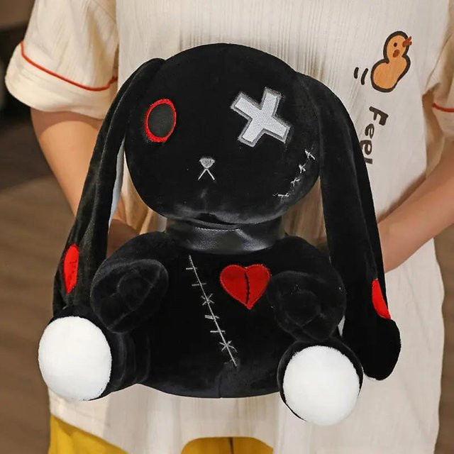 Kidsly Gruseliger Gothic Hase, Kuscheltier, ab 14 Jahren - Bild 1