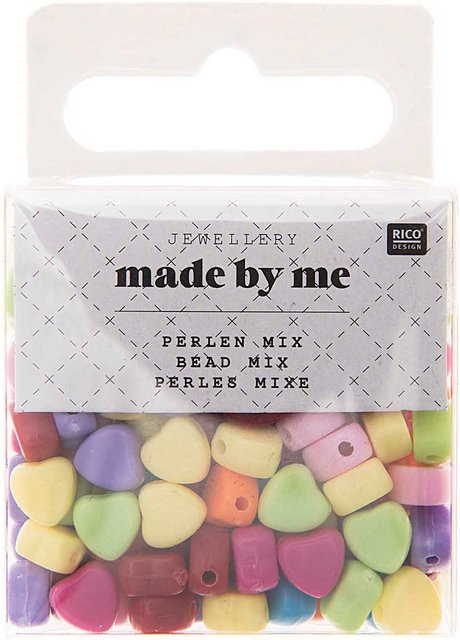 Rico Design Perlen Herz-Mix, Bunt, Kinder - Bild 1