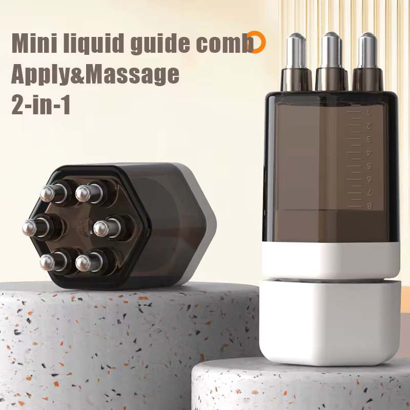 Haar-Kopfhaut-Medizin-Applikator-Kamm, 8 ml, Unisex - Bild 3