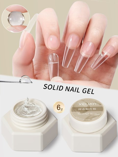 XEIJAYI Nagelkunst-Gel, transparent, glänzend, 6g - Bild 1