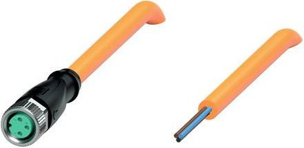 Pepperl+Fuchs Sensor-Aktor-Steckverbinder 70109512, konfektioniert, 3-polig, orange, 10m - Bild 1