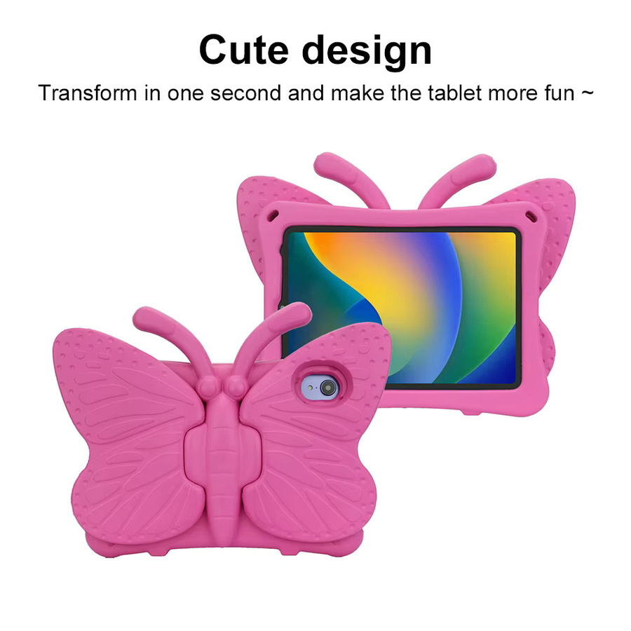 3D-Schmetterlings-Schutzhülle aus EVA für Apple iPad und iPad Mini in Orange oder Pink - Bild 3