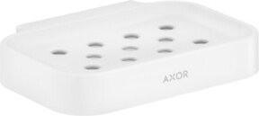 Hansgrohe Axor Uni. Circular Seifenschale für die Wandmontage, mattweiß, B: 12,7 cm, T: 9 cm - Bild 1
