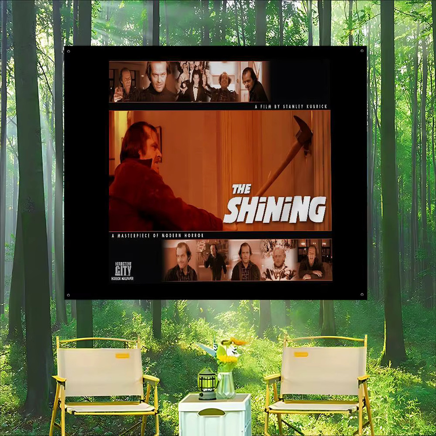 Retro-Flaggen The Shining Horrorfilm Deko-Banner Multicolor B: 50 cm, H: 50 cm - Bild 3