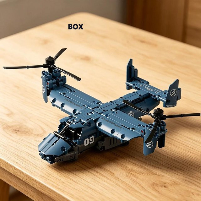 Moc V-22 Kipprotor-Flugzeug, Modellbausteine, Militärflugzeug, ab 14 Jahren - Bild 1
