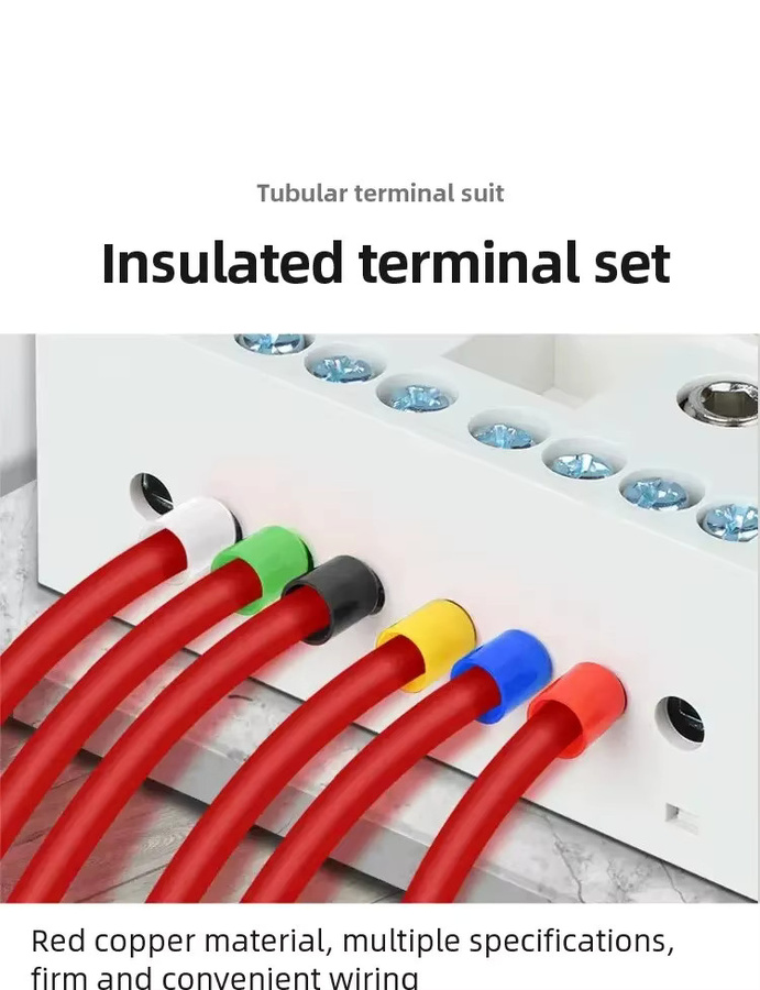 AOKIN 400-teiliges Crimp-Klemmen-Set mit Drahtverbinder und Crimp-Abschlussgerät, isolierte Terminals in Multicolor - Bild 4