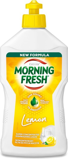 Cussons Morning Fresh Konzentriertes Spülmittel Zitrone Gelb 400 ml - Bild 1
