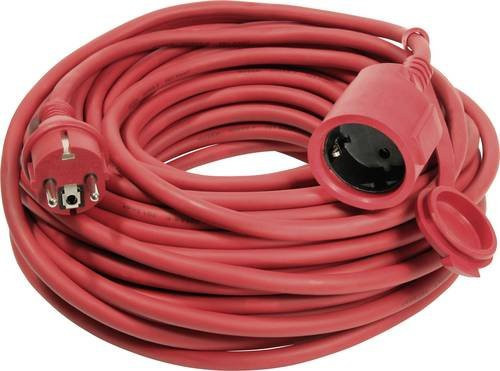 AS Schwabe Strom Verlängerungskabel 16A Rot 5,00 m H05RR-F 3G 1,5mm² - Bild 1
