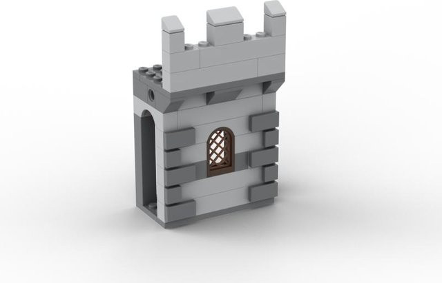 MOC Mittelalterliche Burg, Bausteine Set, ab 6 Jahren - Bild 1