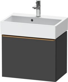 Duravit Waschtischunterschrank D-Neo Compact in Grau und Weiß, B/T/H: 58,4 x 37,2 x 44 cm - Bild 1