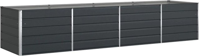 vidaXL Pflanzkübel aus verzinktem Stahl in Anthrazit im industriellen Stil B: 195 cm, T: 100 cm, H: 45 cm - Bild 1