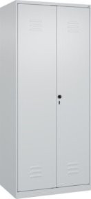C+P PSA Doppel-Spind Classic PLUS mit 2 Abteilen in Grau, Stahl, B/T/H: 80 x 50 x 185 cm, mit Sicherheits-Drehriegel 7035/7035 - Bild 1