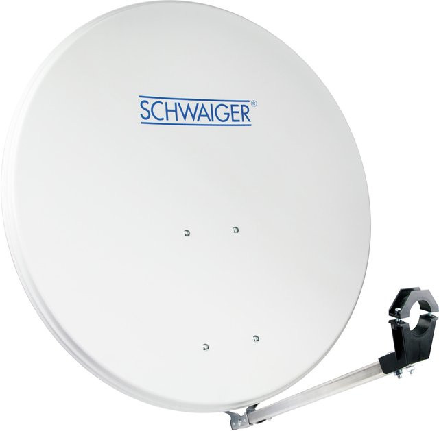 Schwaiger Satellitenschüssel SPI2080 Aluminium in Hellgrau mit 80 cm Durchmesser - Bild 1