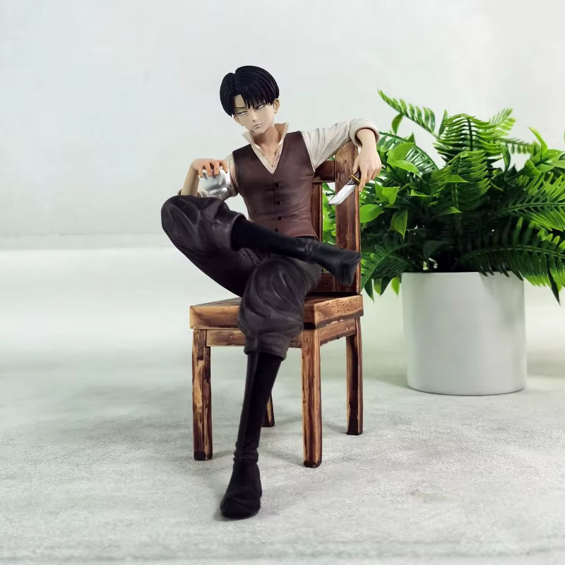 Bandai Attack On Titan Anime Figur Captain Levi Ackerman mehrfarbig Höhe: 18 cm - Bild 3