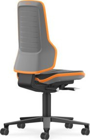 Bimos Arbeitsdrehstuhl Neon in Schwarz mit Skintec Flexband, Sitztiefenverstellung, Gewichtsregulierung und Rollen - Bild 1