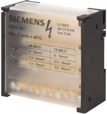 Siemens Verteilerblock 5ST2501 transparent - Bild 1
