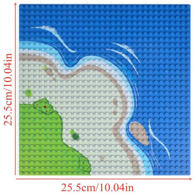 Yiran toy Strandinsel Grundplatte Bausteine 1-teiliges Set - Bild 1