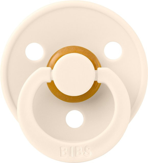 BIBS 2er-Pack Colour Schnuller aus Latex in Grün und Beige, symmetrisch, ab 6 Monaten - Bild 1