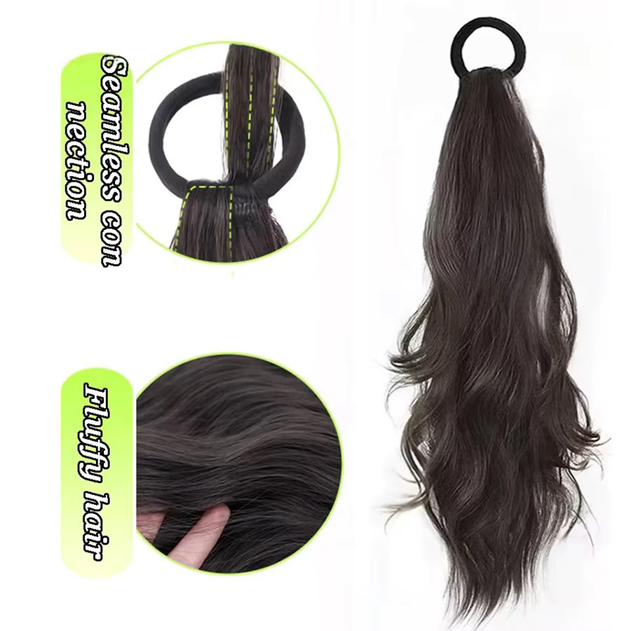 allaosify Synthetischer Pferdeschwanz für Damen, koreanischer Stil - Bild 3
