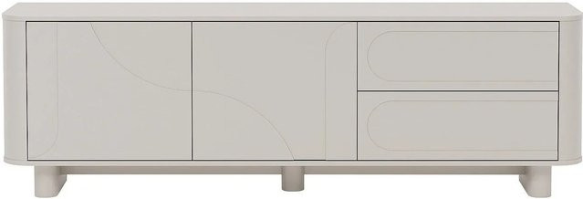 Vente-unique TV-Board Digara in Beige mit einer Breite von 190 cm - Bild 1