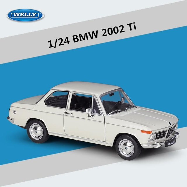 Welli BMW 2002 Ti Coupe Sportwagen Modell, 1:24, Grau, ab 18 Jahren - Bild 1