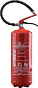 Adler Dauerdruck Pulverfeuerlöscher PDE12 in Rot mit Wandhalterung, Brandklasse A/B/C, 12 kg - Bild 1