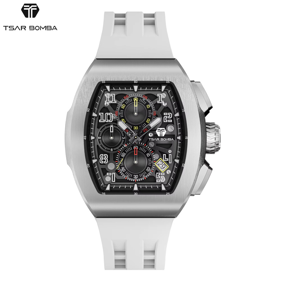 TSAR BOMBA Armbanduhr, Quarz, Edelstahl, Saphirglas, 10 ATM, Herren - Bild 4