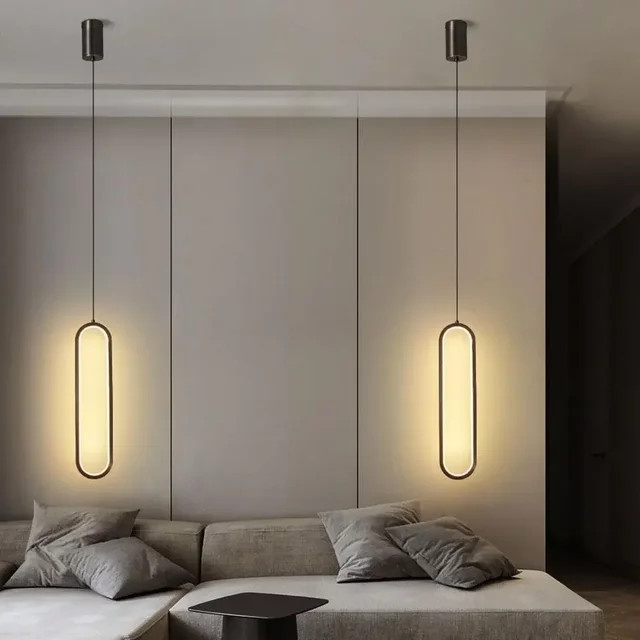 Moderne minimalistische LED Pendelleuchte im nordischen Stil von TRAZOS - Bild 1