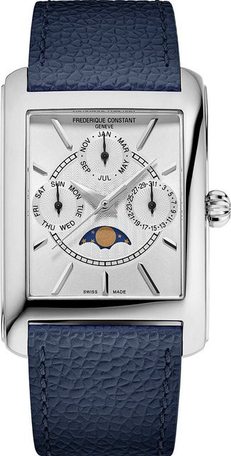 Frederique Constant Damenuhr, Quarz, Edelstahl, Leder, 30 mm, Weiß - Bild 1