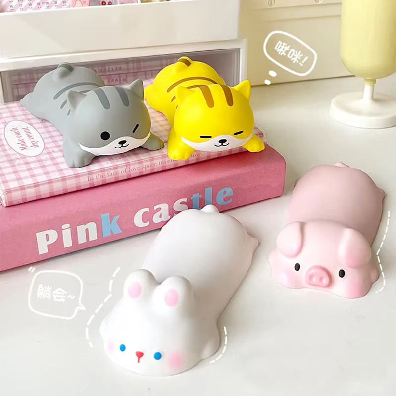 Kissbuty Ergonomisches Mauspad in Weiß mit Handgelenkstütze im Kawaii-Design für Computer und Laptop - Bild 2