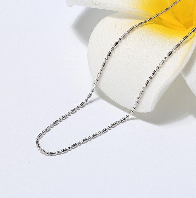 Halskette S925 Sterling Silber, Tropfen, Damen, gray - Bild 1