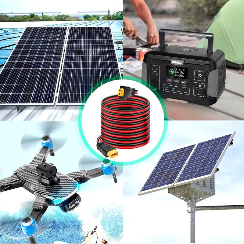 ZAEGIRZ XT60 Stecker auf Buchse Adapter mit 6 m Kabel 12 AWG für Solargeneratoren von ALLPOWERS, Ecoflow Delta, River, Anker SOLIX, Bluetti und DJI - Bild 4
