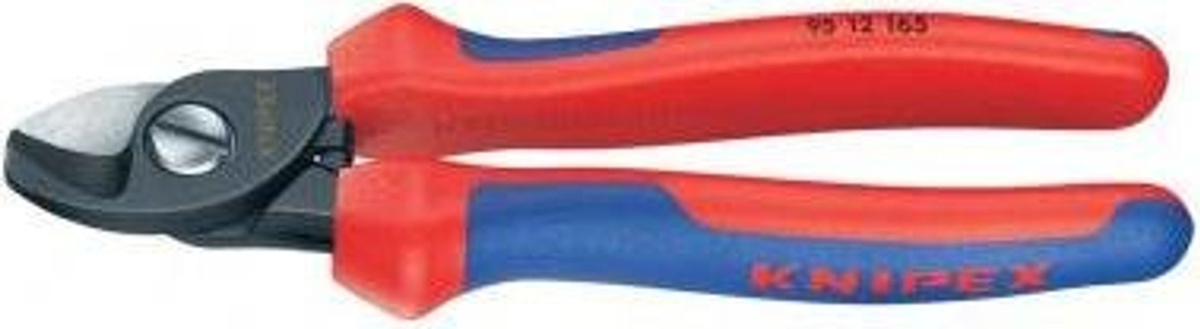 Knipex Kabelschere 95 12 165 mit Comfort-Griffen in Schwarz aus gehärtetem Stahl, Länge: 165 mm - Bild 2