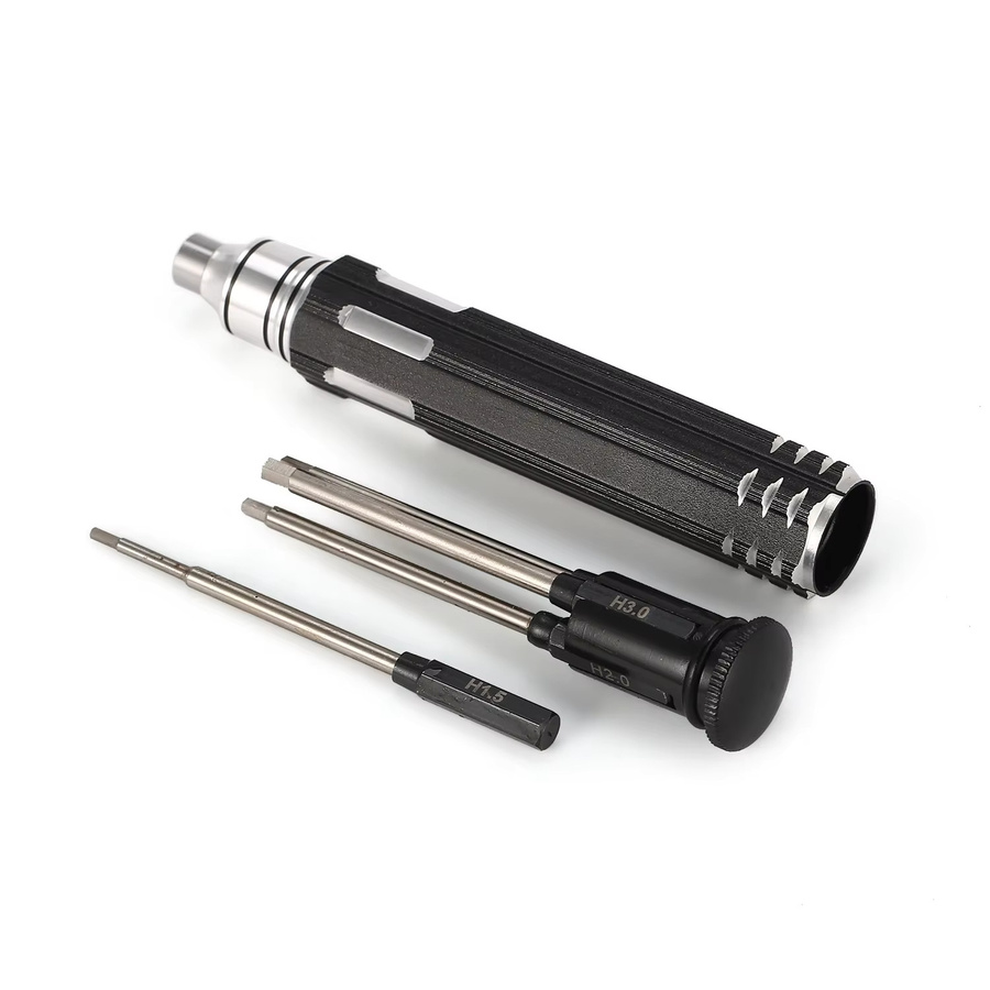 NeebRC RC Sechskant-Schraubendreher-Set 4-in-1, Magnetisch, 4-teiliges Set - Bild 3