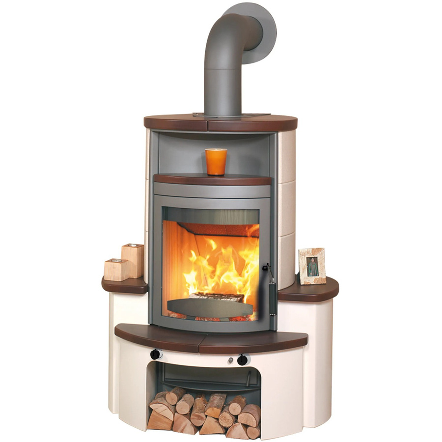 Hark Avenso GT ECOplus Kaminofen in Jola-Braun/Stone mit 6 kW Leistung - Bild 2