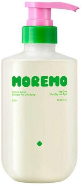 moremo Koffein Biome Shampoo, 500 ml, für fettiges Haar - Bild 1